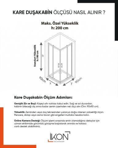 Enzo Oval | Krom Karolaj Duş Kabini H:190