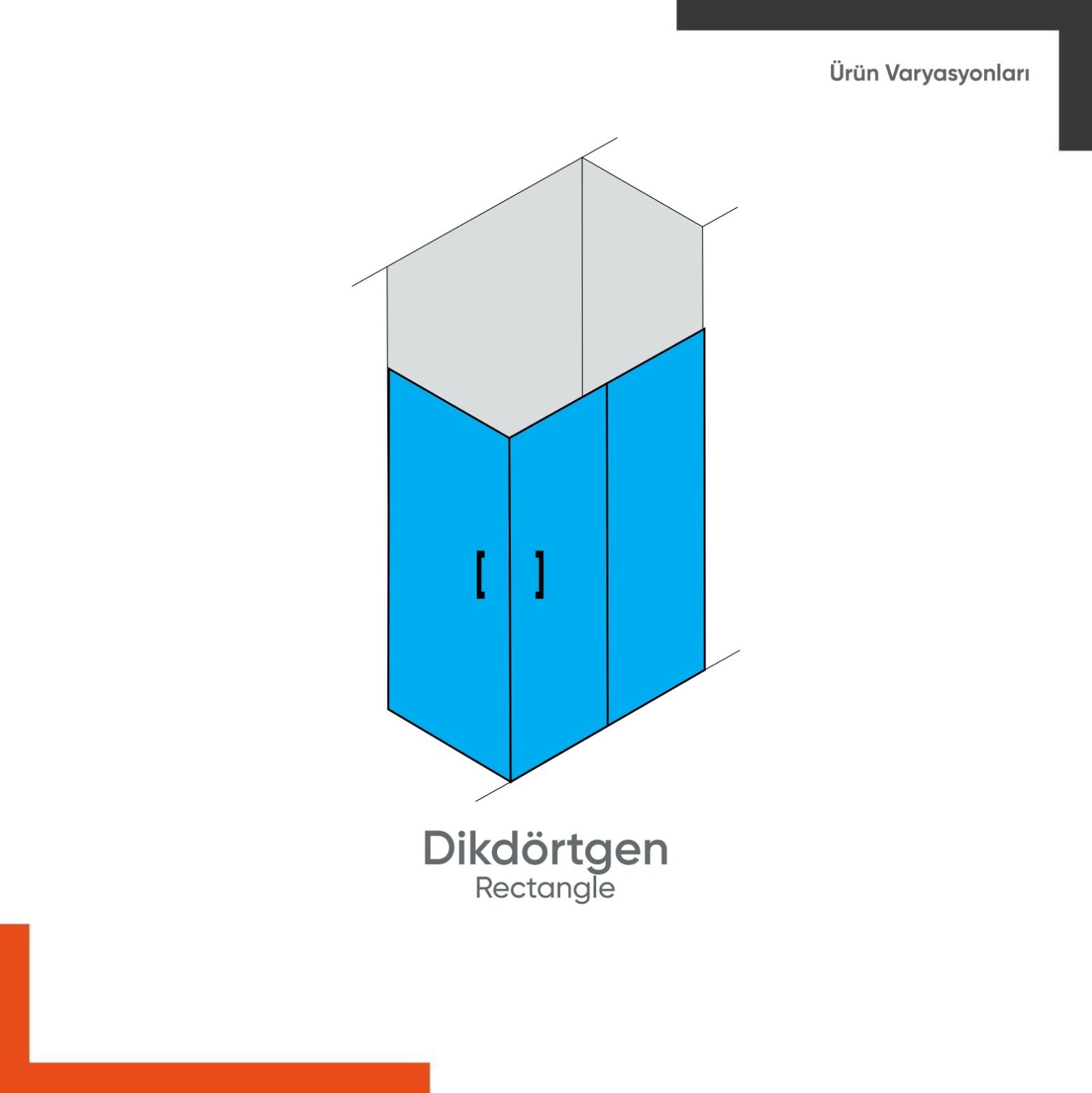 Enzo Dikdörtgen | Gold Buzlu 05 Duş Kabini H:190