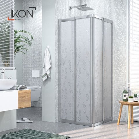 Krom Kare | Mika Cam Duş Kabini H:180